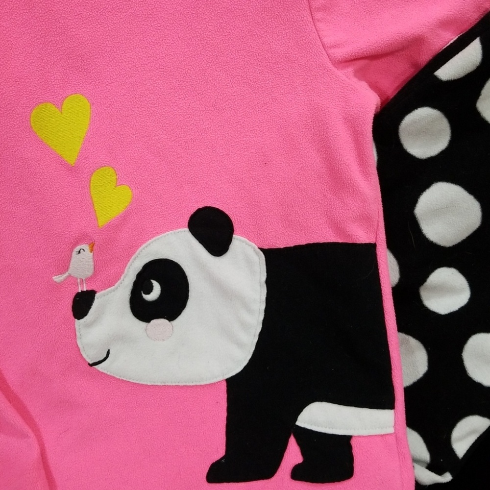 Fleece panda jammies